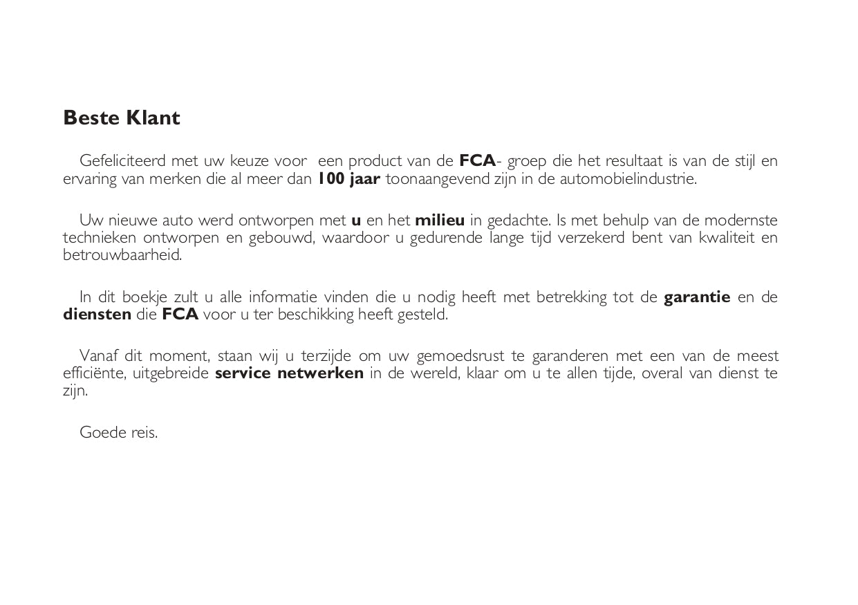 2023 Fiat Warranty And Services | Dutch