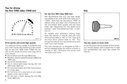 1987 Toyota 4WD Truck/4Runner Owner's Manual | English