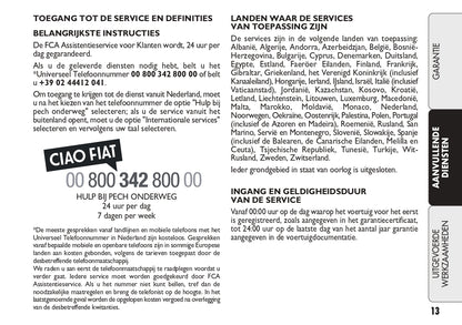 2023 Fiat Warranty And Services | Dutch