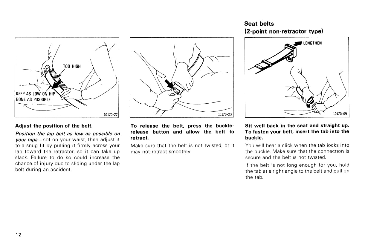 1987 Toyota 4WD Truck/4Runner Owner's Manual | English