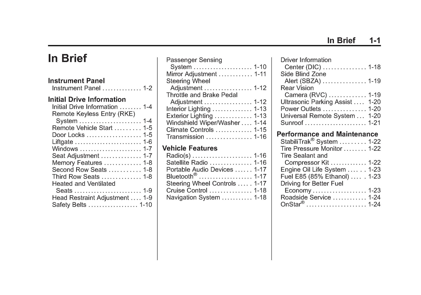 2013 Cadillac Escalade/ESV Owner's Manual | English