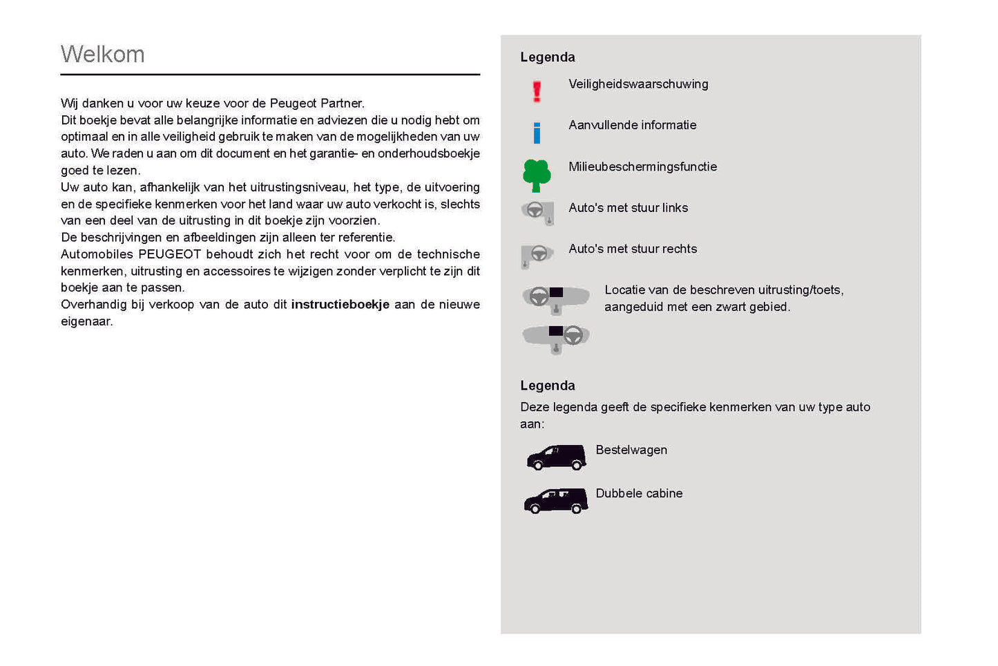 2019-2022 Peugeot Partner Bedienungsanleitung | Niederländisch