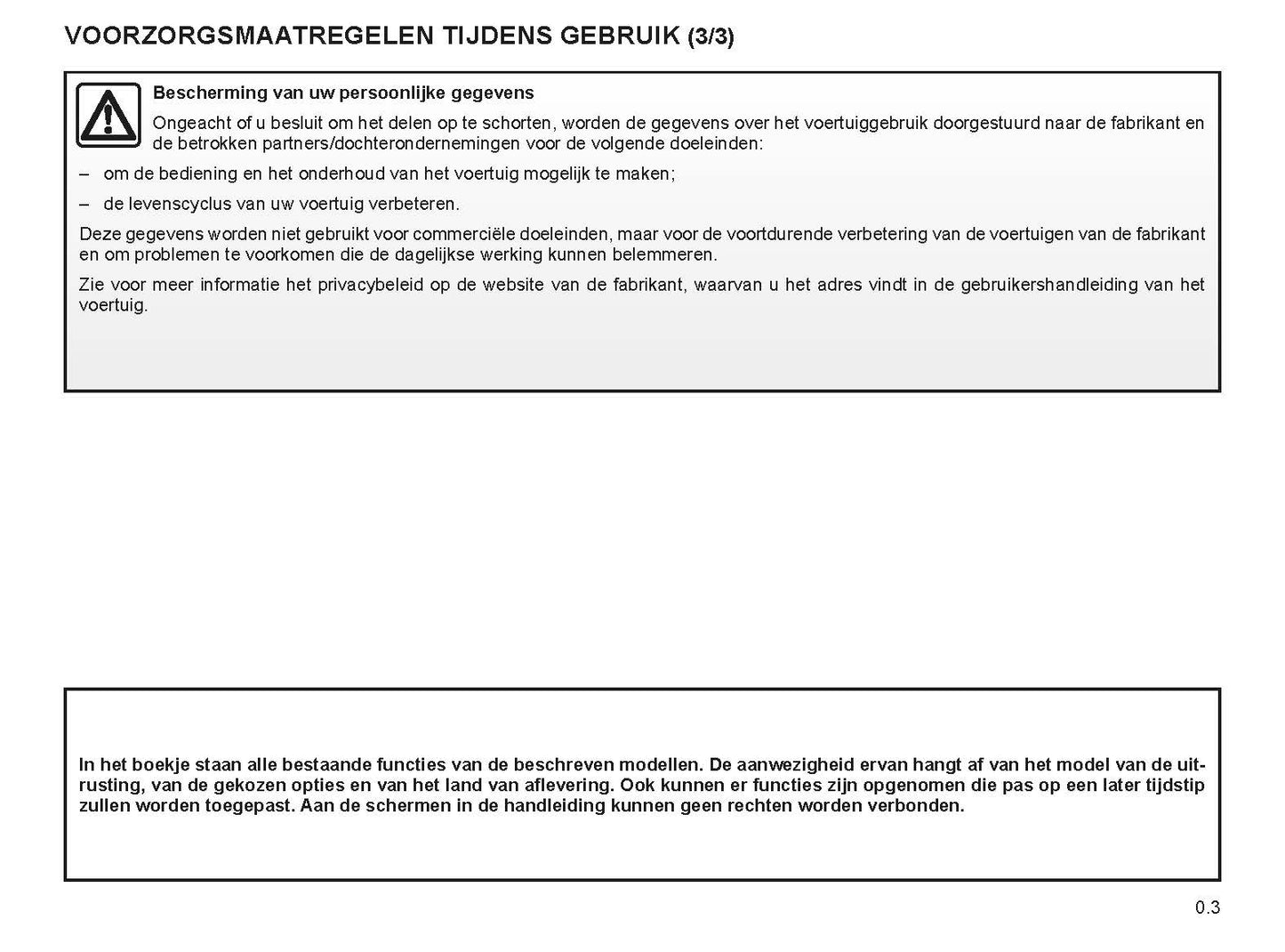 2023 Renault Easy Connect Owner's Manual | Dutch