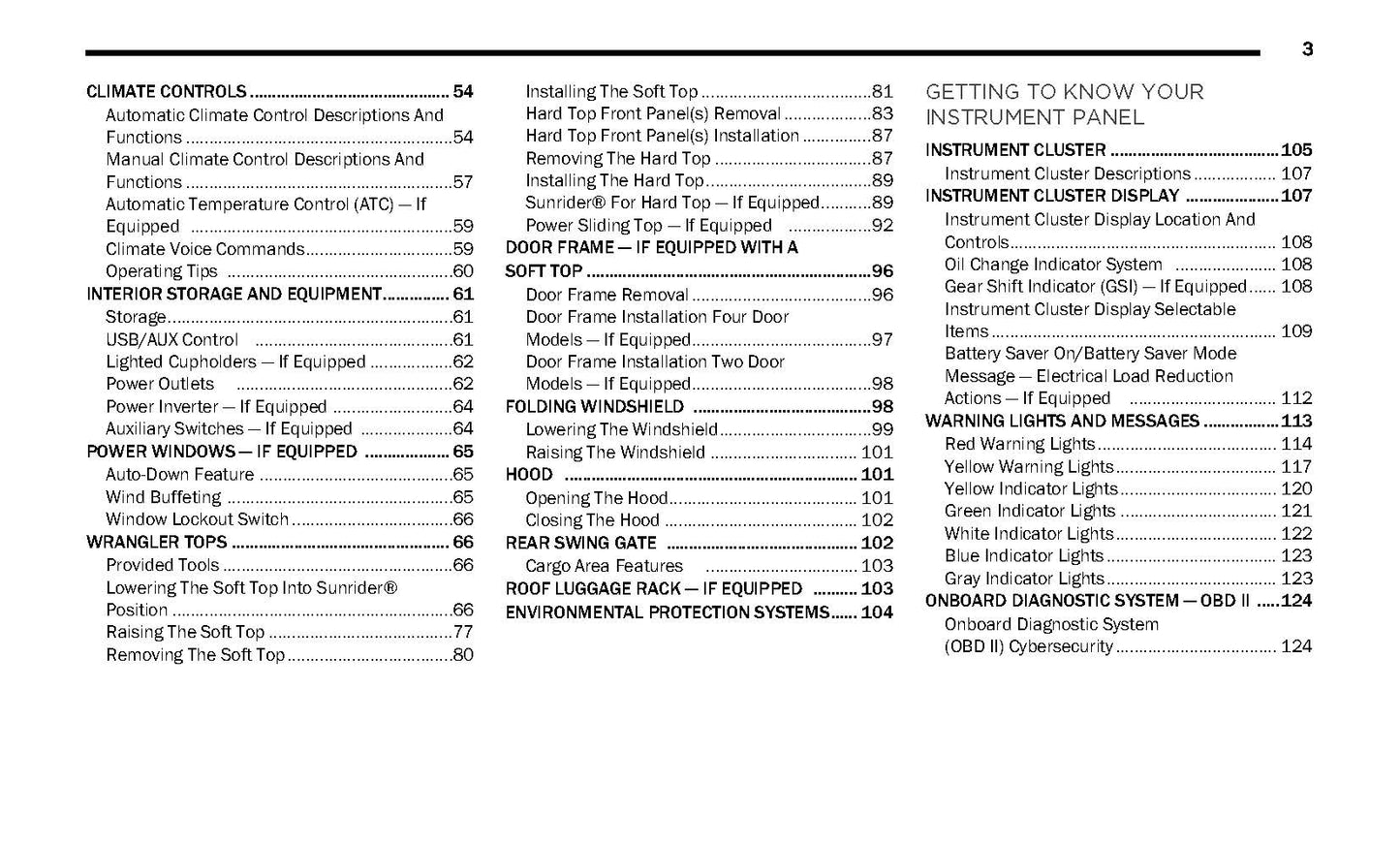 2022 Jeep Wrangler Owner's Manual | English