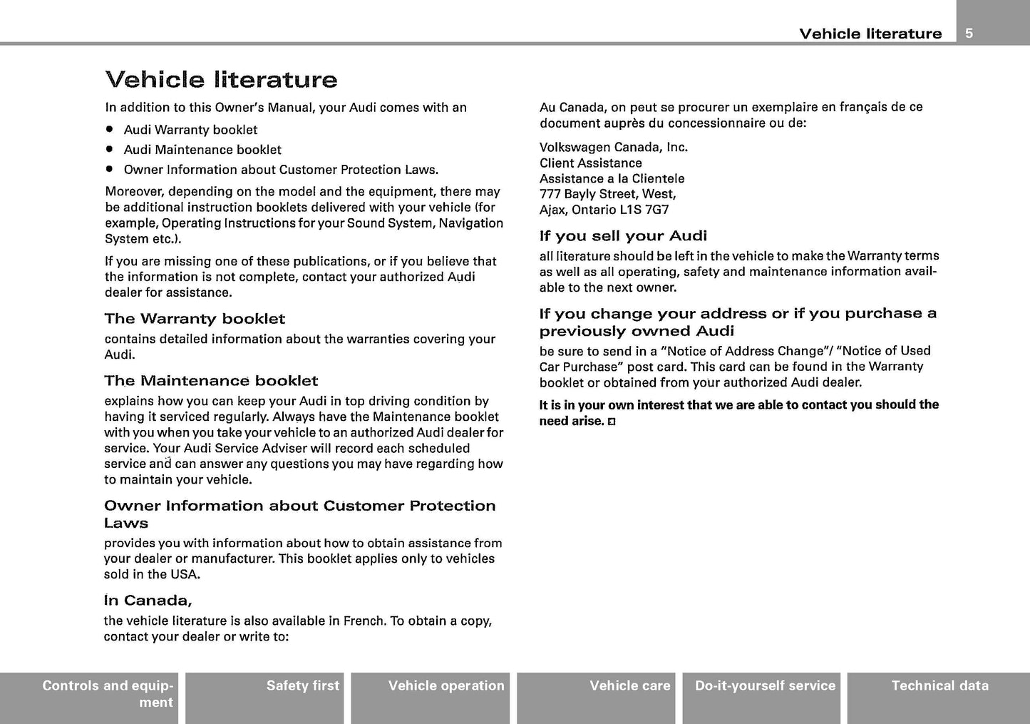 2007 Audi S4/S4 Limousine Owner's Manual | English