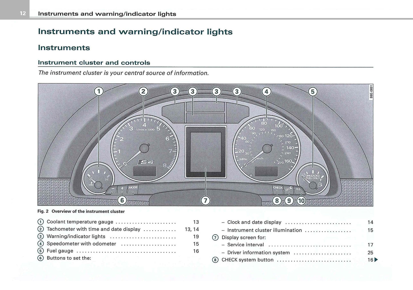 2006 Audi S4/S4 Limousine Owner's Manual | English