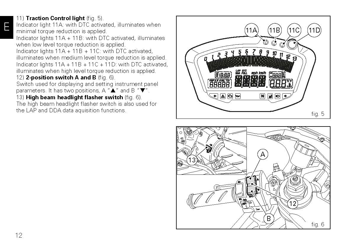 2009 Ducati Superbike Bedienungsanleitung | Englisch