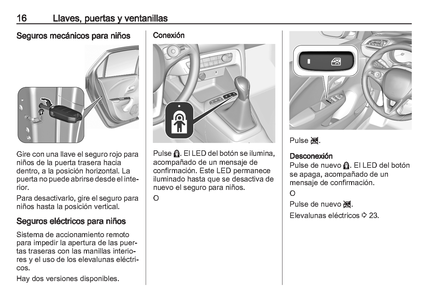 2023 Opel Corsa Owner's Manual | Spanish