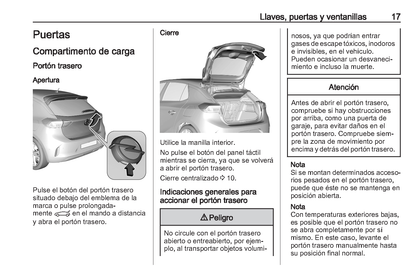 2023 Opel Corsa Owner's Manual | Spanish