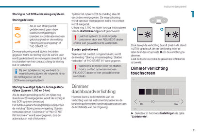 2019-2022 Peugeot Partner Bedienungsanleitung | Niederländisch