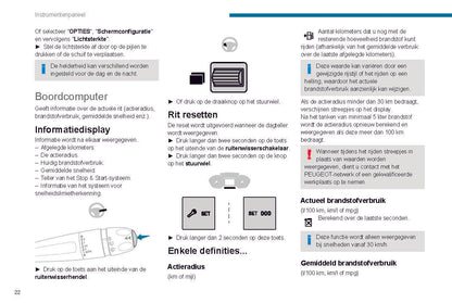 2019-2022 Peugeot Partner Bedienungsanleitung | Niederländisch