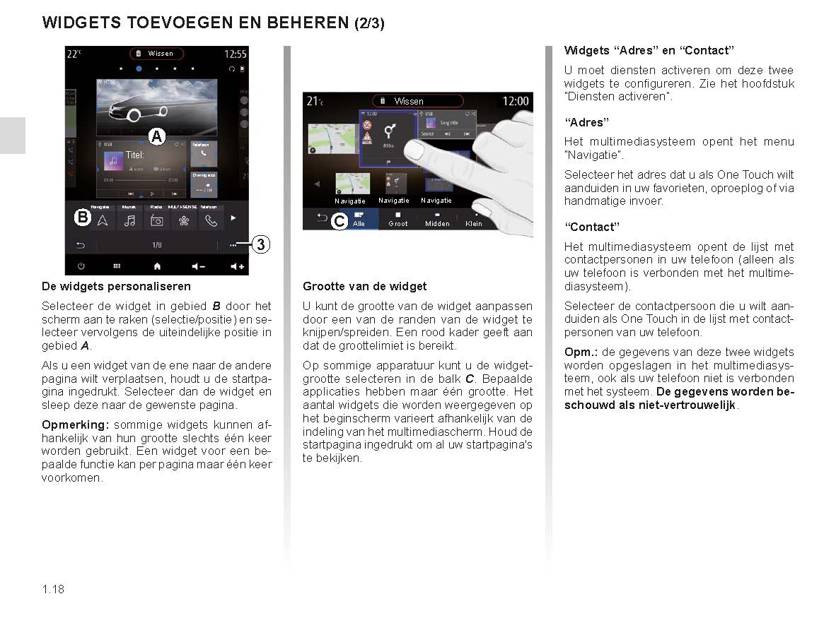 2023 Renault Easy Connect Owner's Manual | Dutch