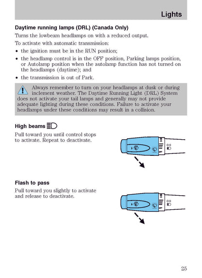 2003 Ford Thunderbird Owner's Manual | English