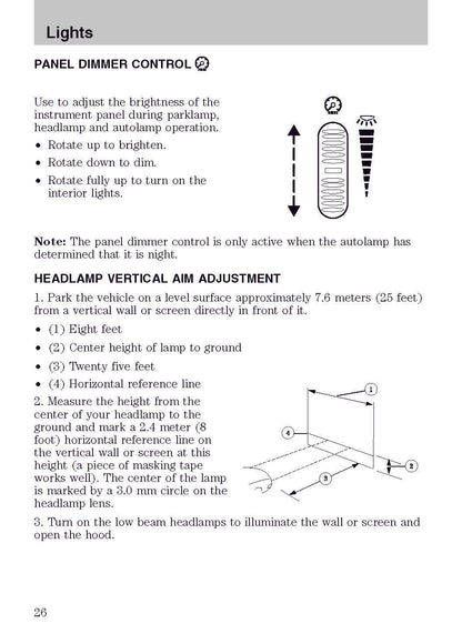 2003 Ford Thunderbird Owner's Manual | English