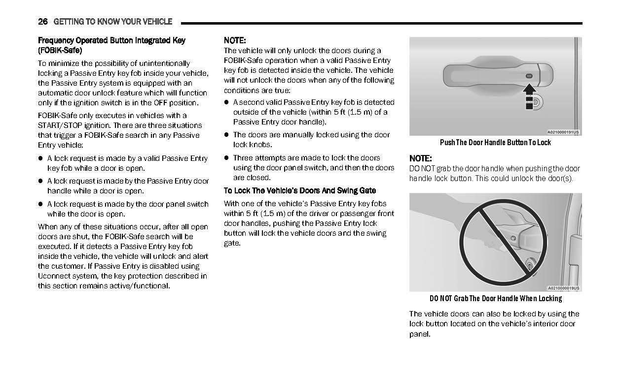 2022 Jeep Wrangler Owner's Manual | English