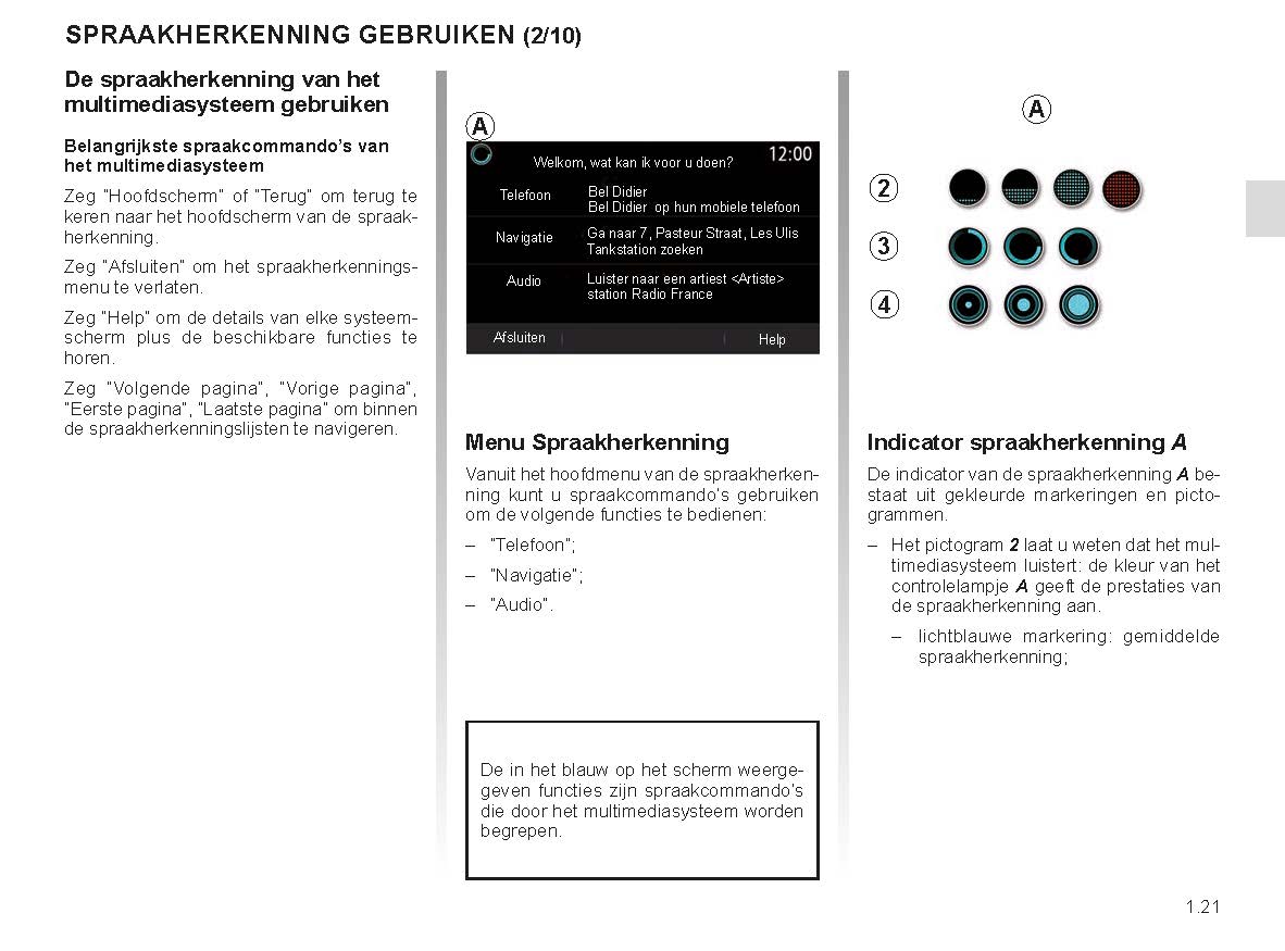 2023 Renault Easy Connect Owner's Manual | Dutch