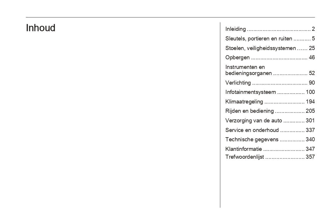 2023-2024 Opel Corsa/Corsa-e Bedienungsanleitung | Niederländisch