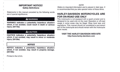 2012 Harley-Davidson Trike Manuel du propriétaire | Anglais