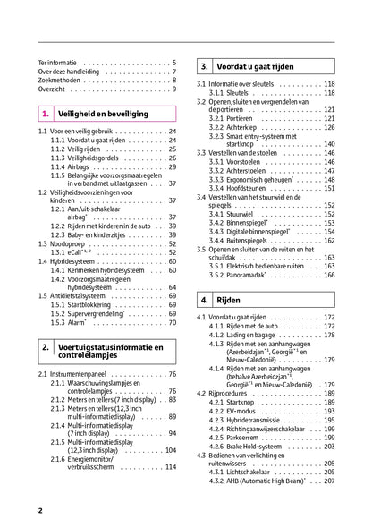 2023-2024 Toyota RAV4 Hybrid Owner's Manual | Dutch