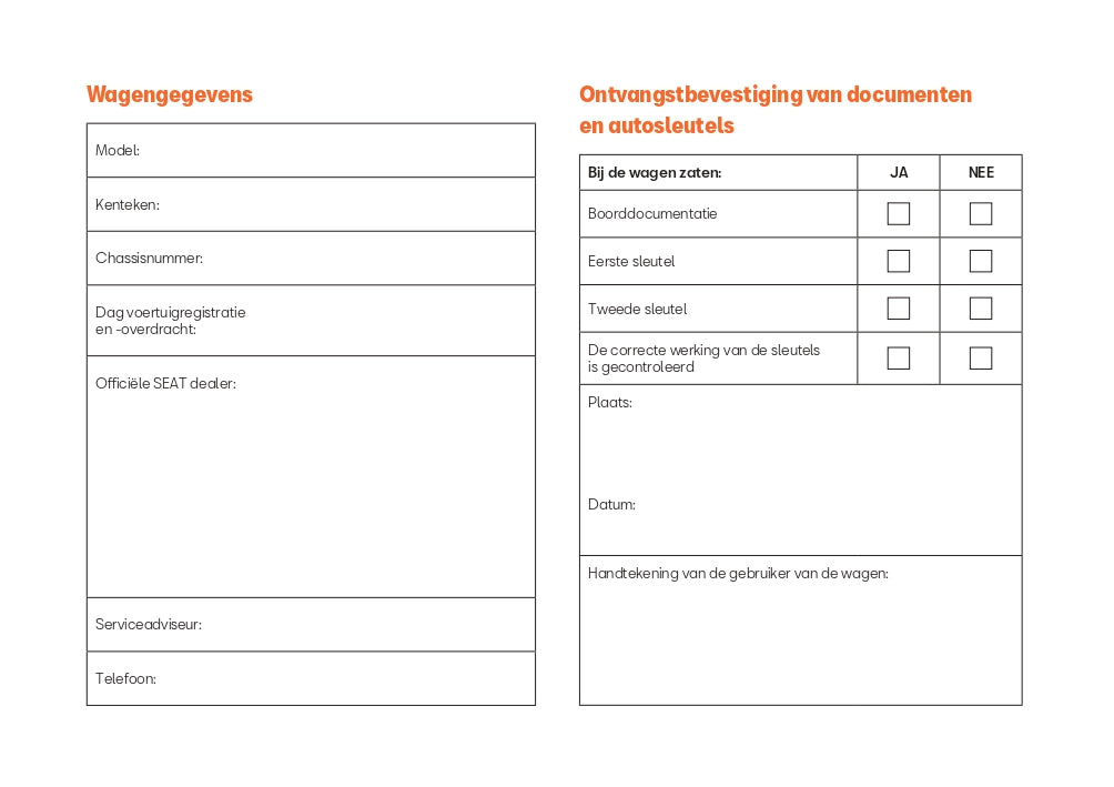 2023 Seat Ibiza Owner's Manual | Dutch