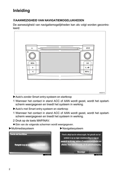 2015 Toyota Touch & Go/Touch & Go Plus Infotainment manual | Dutch