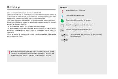 2022-2024 Citroën C3 Gebruikershandleiding | Frans