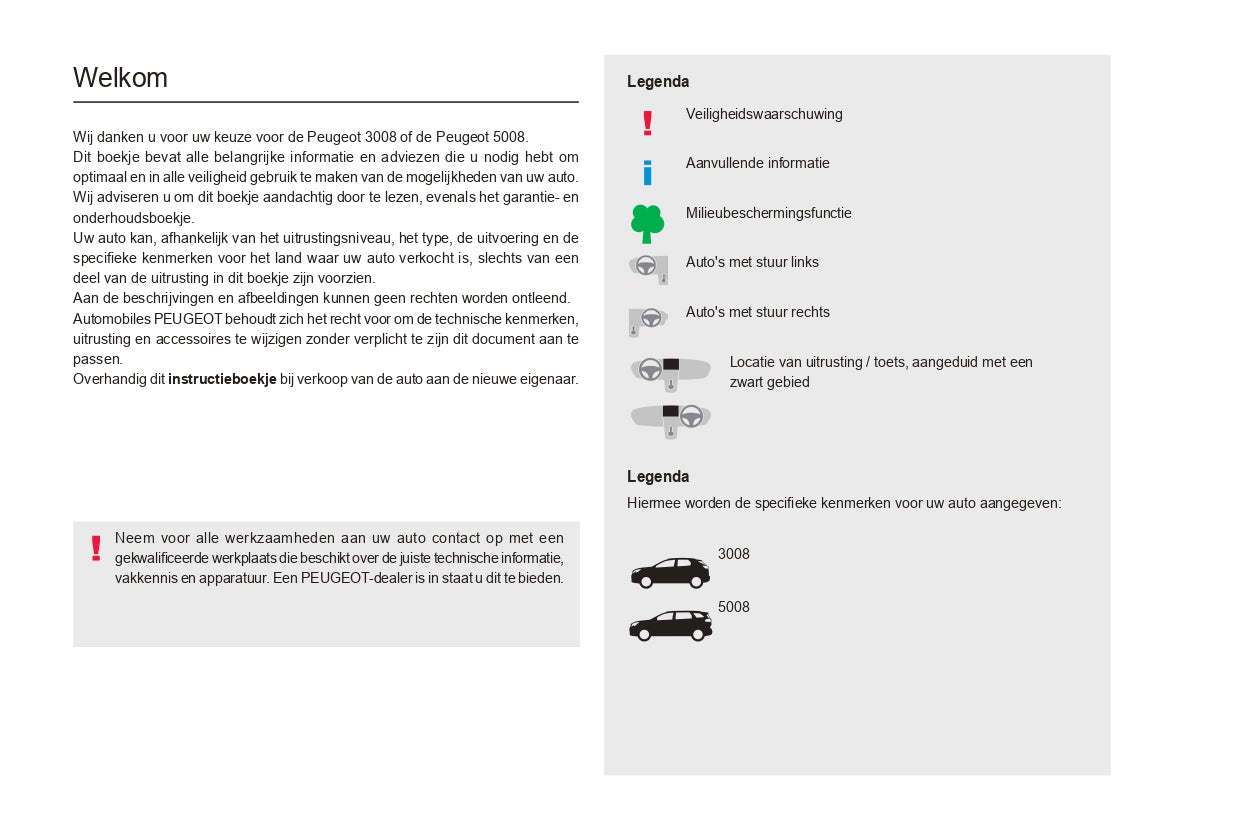 2022-2023 Peugeot 3008/5008 Gebruikershandleiding | Nederlands