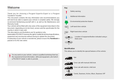 2022-2024 Peugeot Expert/e-Expert/Traveller/e-Traveller Bedienungsanleitung | Englisch