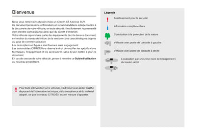 2022-2024 Citroën C5 Aircross Owner's Manual | French