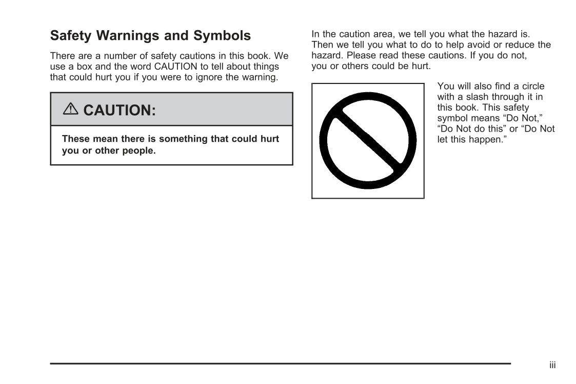 2006 Chevrolet Suburban/Tahoe Owner's Manual | English