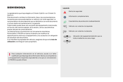 2024 Citroën C4/ë-C4 C4 X/ë-C4 X Gebruikershandleiding | Spaans