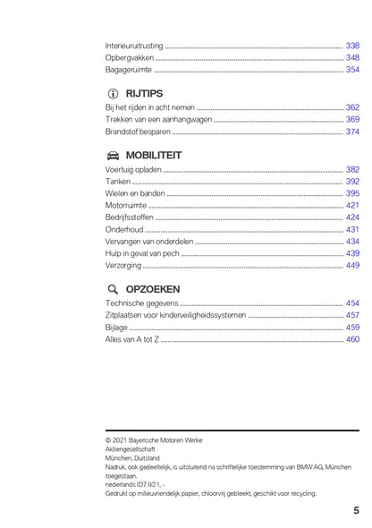 2021 BMW X5 Plug-in Hybrid Infotainment Manual | Dutch