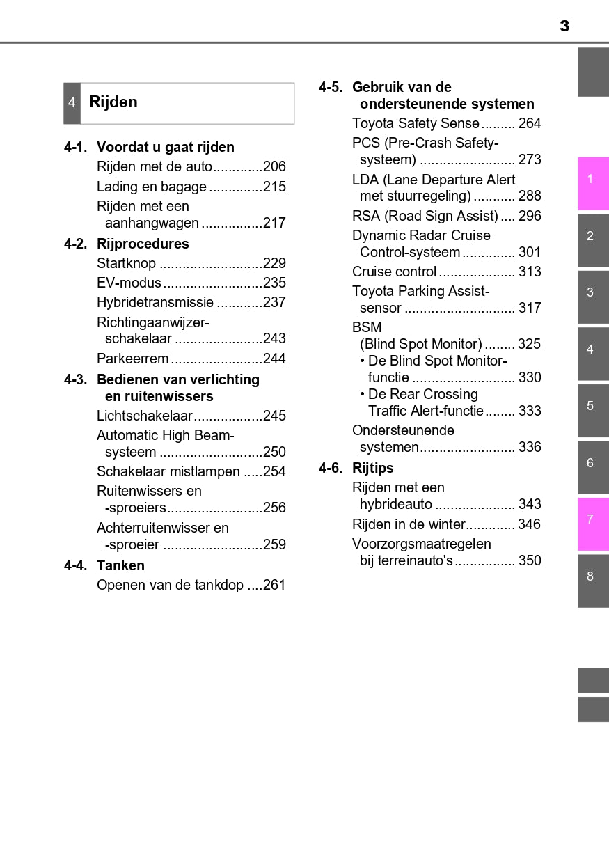 2016-2017 Toyota RAV4 Hybrid Owner's Manual | Dutch