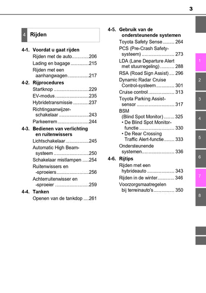 2016-2017 Toyota RAV4 Hybrid Owner's Manual | Dutch