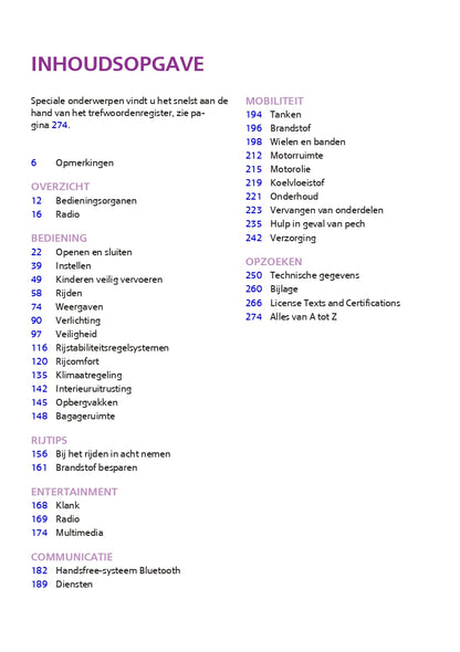 2016-2017 Mini Mini Gebruikershandleiding | Nederlands