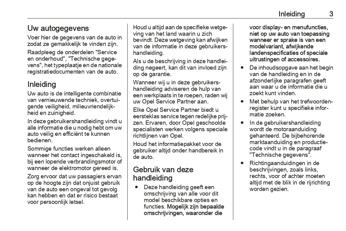 2023-2024 Opel Corsa/Corsa-e Bedienungsanleitung | Niederländisch