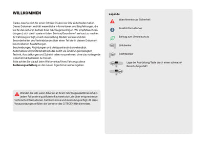 2024 Citroën C5 Aircross Owner's Manual | German