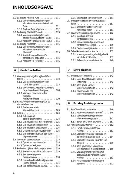 2024 Toyota Hilux Infotainment Manual | Dutch