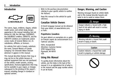 2023 Chevrolet Corvette Owner's Manual | English