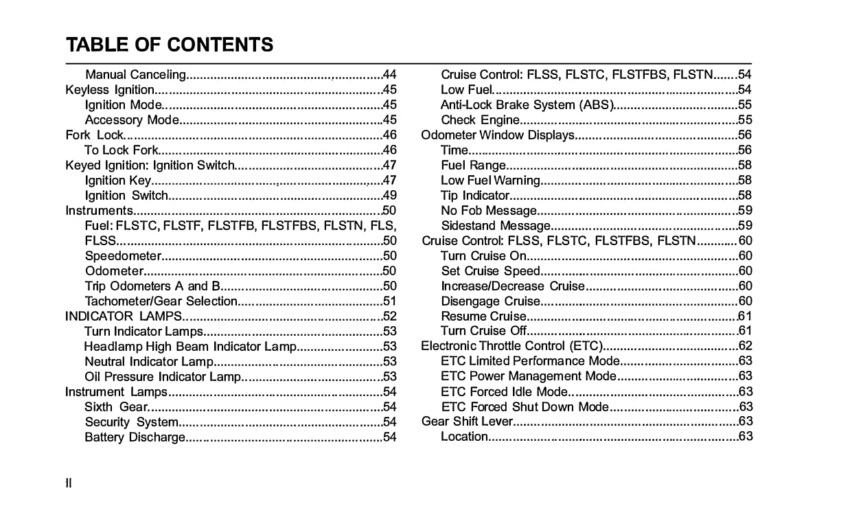 2017 Harley-Davidson Softail Owner's Manual | English