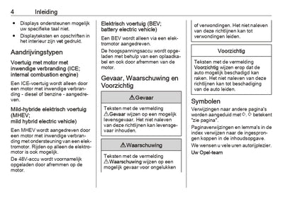 2023-2024 Opel Corsa/Corsa-e Bedienungsanleitung | Niederländisch