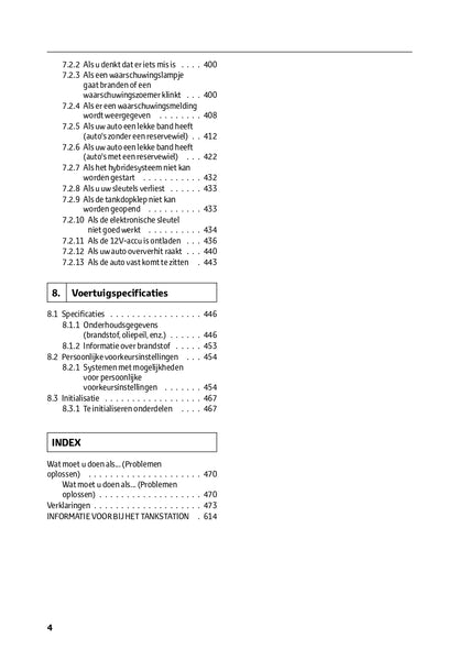 2023-2024 Toyota RAV4 Hybrid Owner's Manual | Dutch