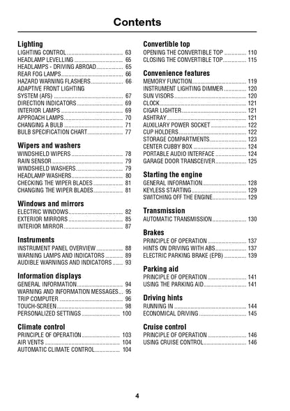 2010 Jaguar XK Owner's Manual | English