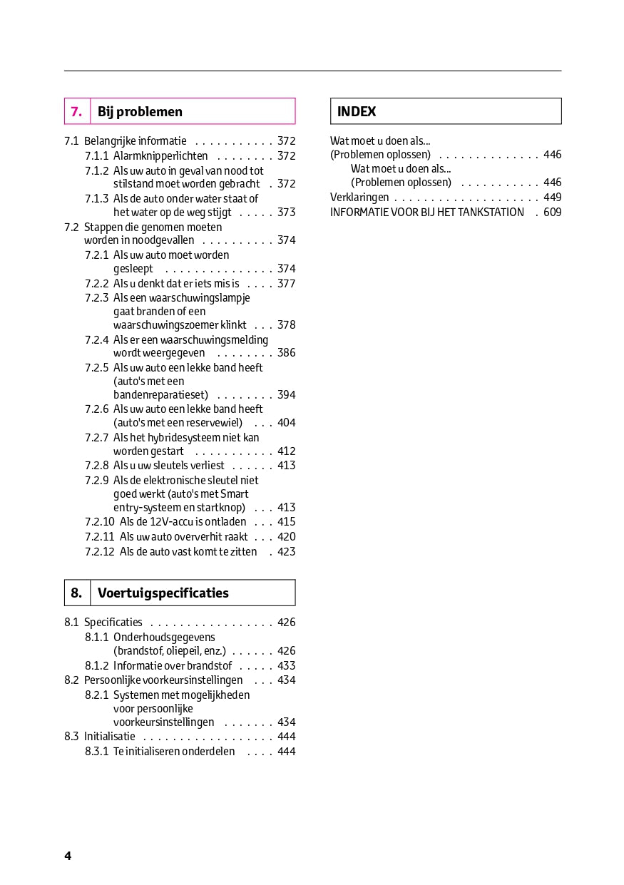 2024 Toyota Yaris Hybrid Owner's Manual | Dutch