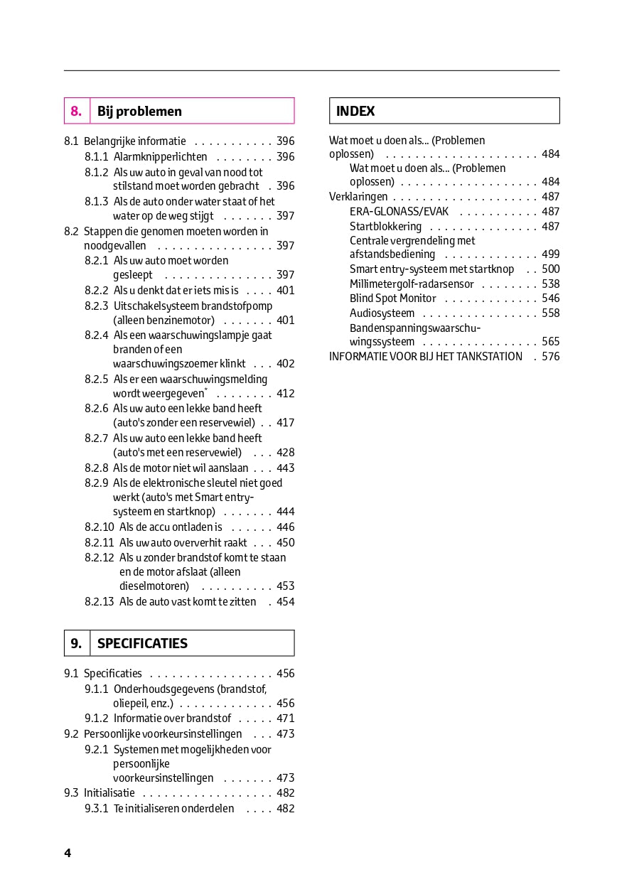 2022-2023 Toyota Land Cruiser Owner's Manual | Dutch