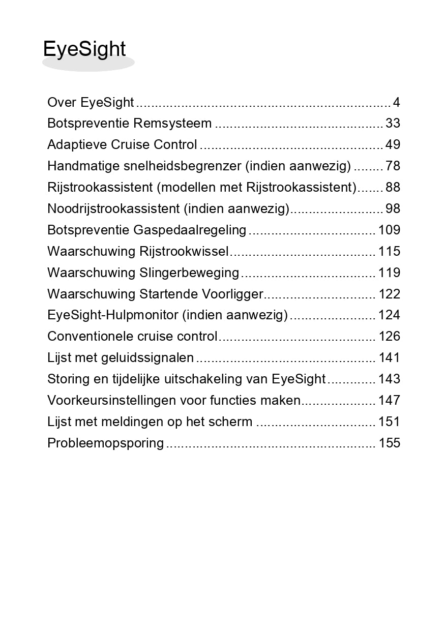 2020 Subaru Forester EyeSight Guide | Dutch