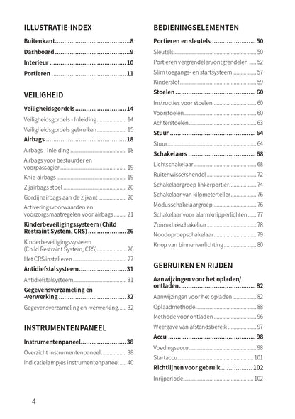 2023-2024 BYD Han EV Owner's Manual | Dutch