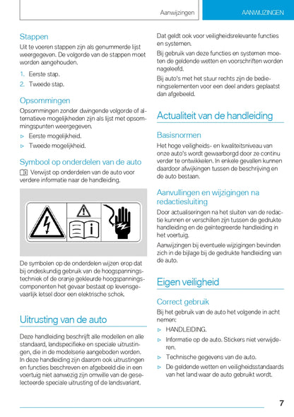 2021 BMW i3 Owner's Manual | Dutch