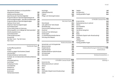 2024 Citroën C5 Aircross Owner's Manual | German