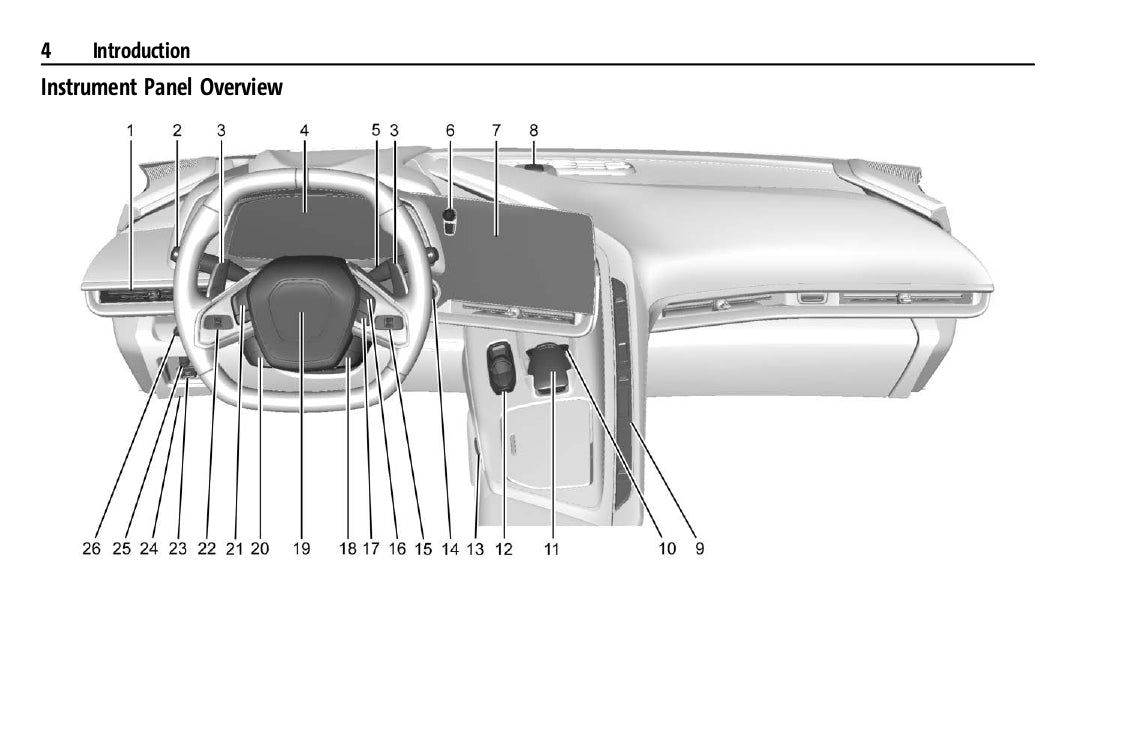 2024 Chevrolet Corvette Bedienungsanleitung | Englisch